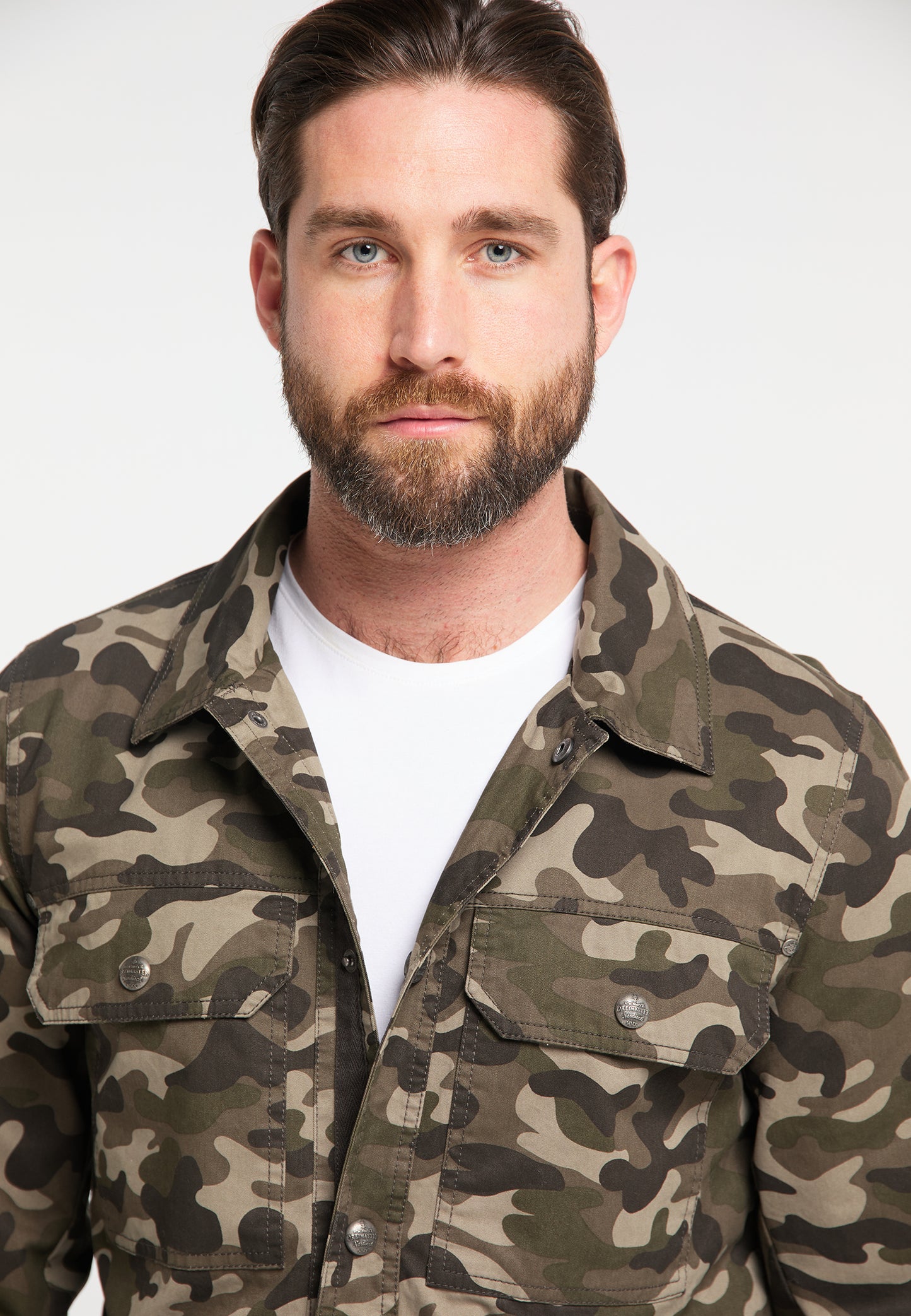 DreiMaster Vintage męska kurtka koszulowa