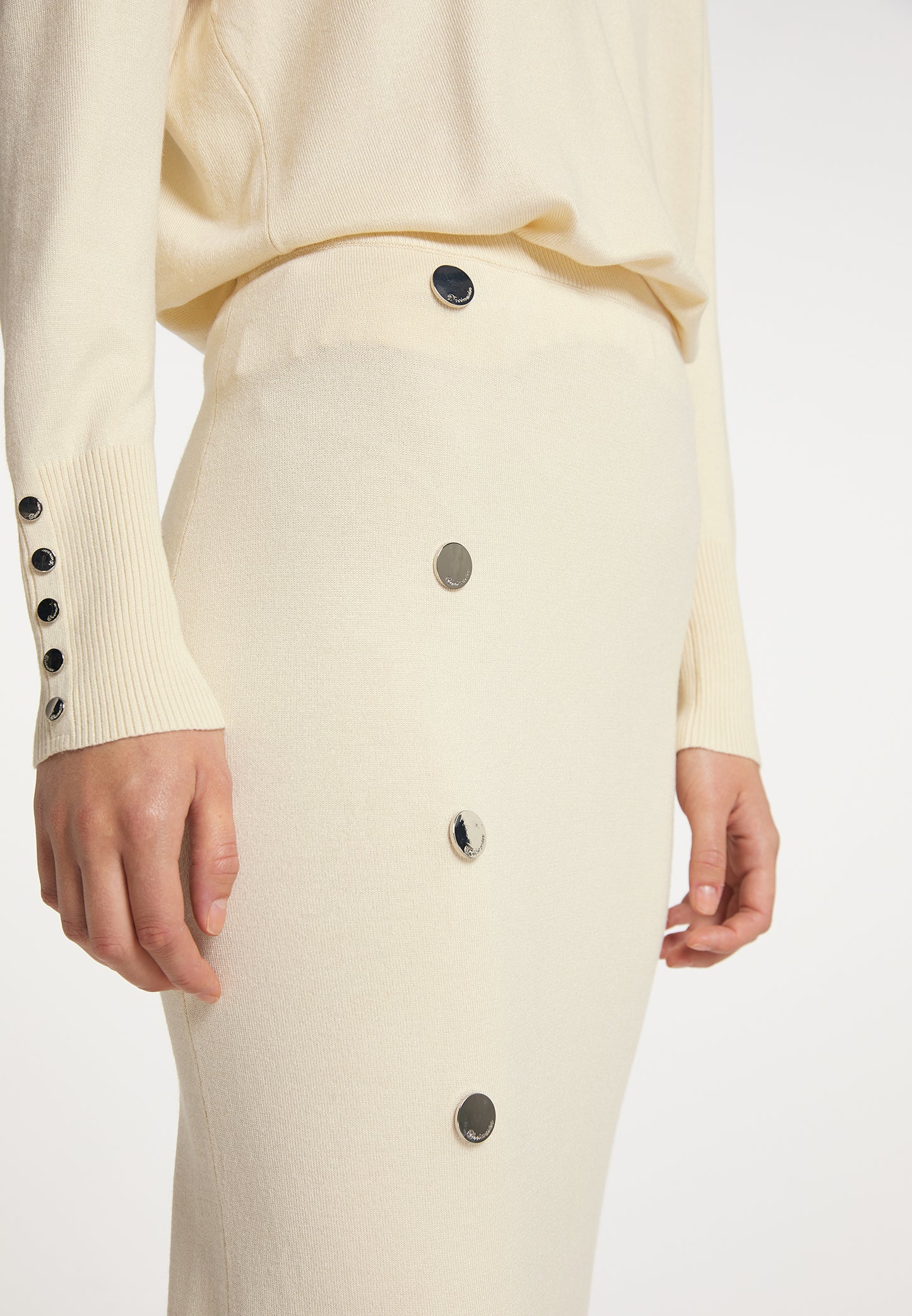 Dreimaster klassischer Damen-Strickrock