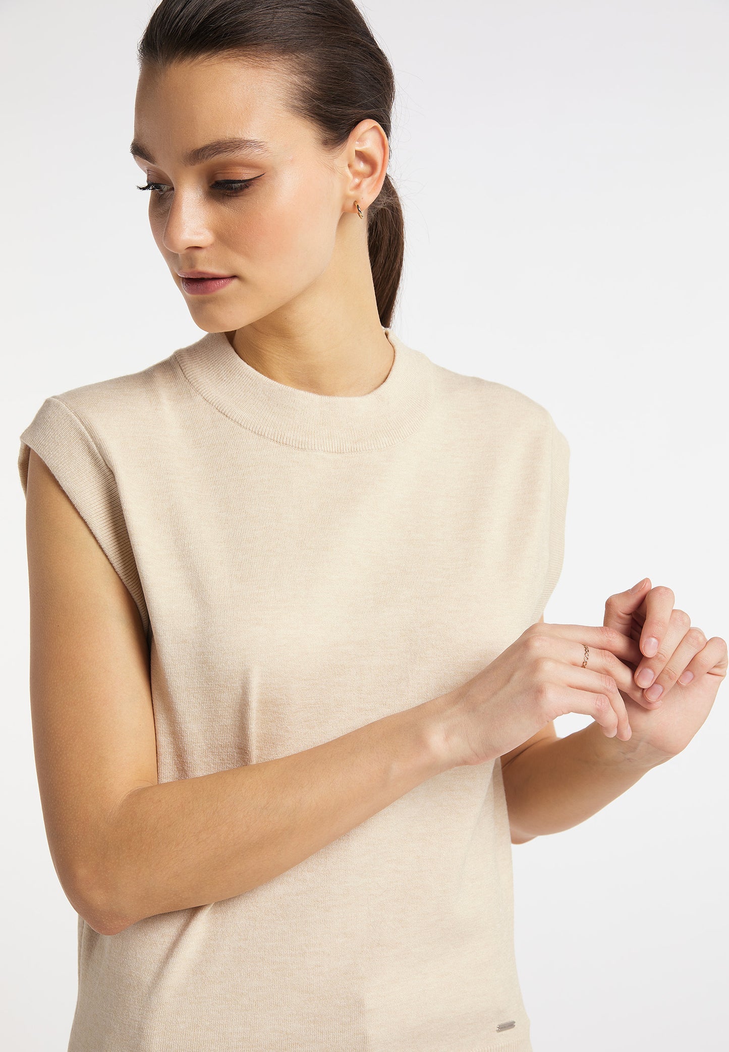 DreiMaster Klassik damska dzianinowa koszula