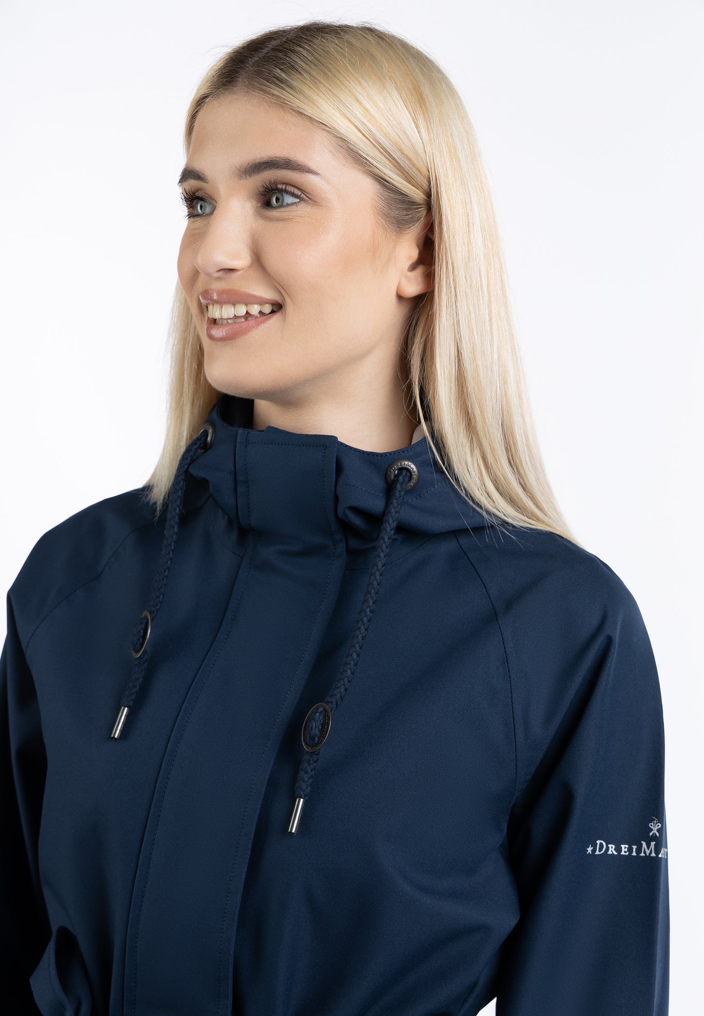 Dreimaster Klassik Damen Regenjacke – recyceltes Material