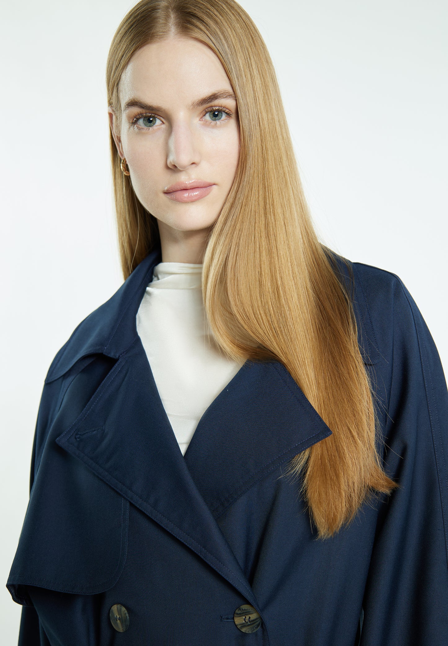 DreiMaster Klassik damski płaszcz trencz