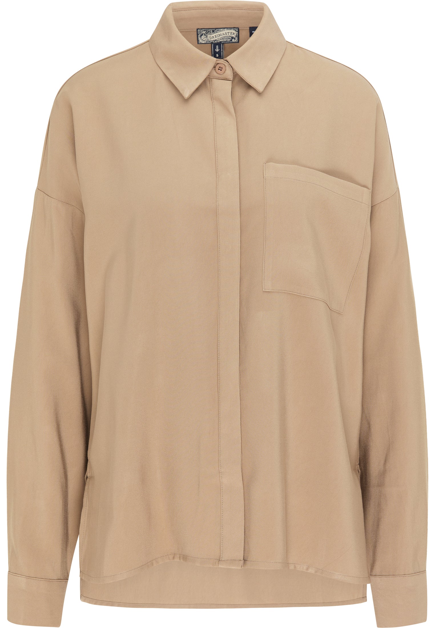 Dreimaster Vintage Damen Hemdbluse