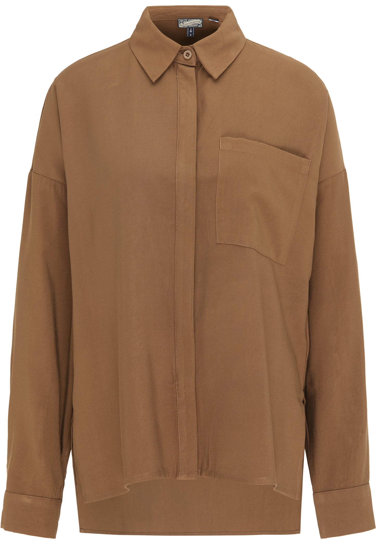 Dreimaster Vintage Damen Hemdbluse