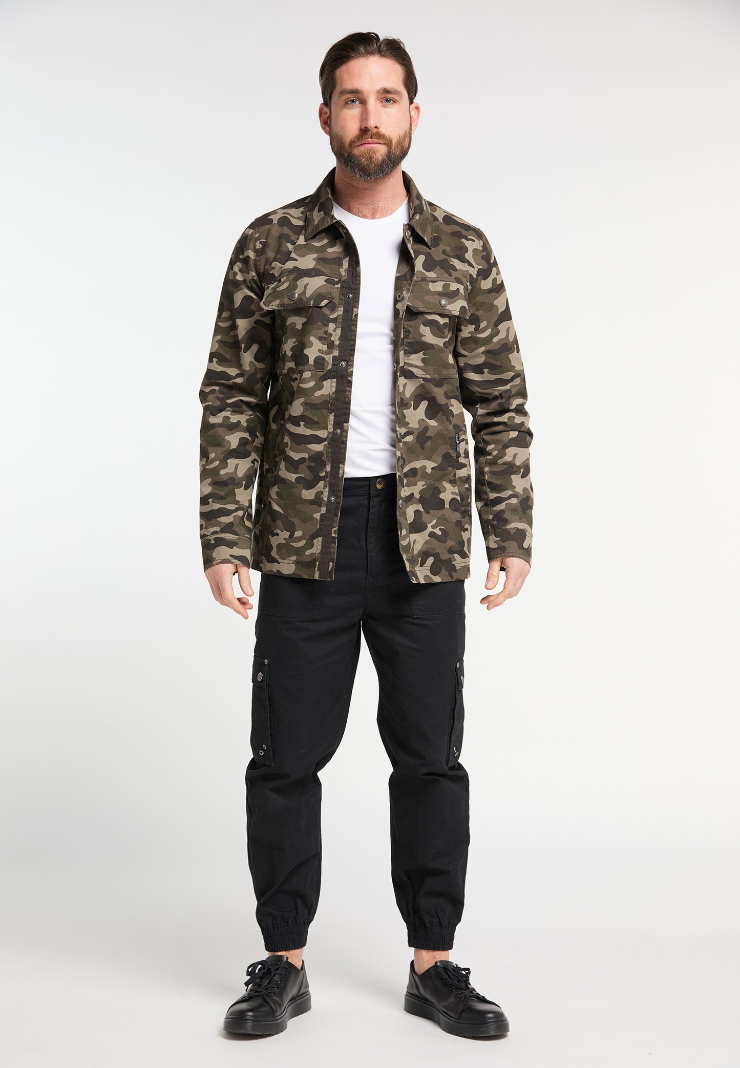 DreiMaster Vintage męska kurtka koszulowa