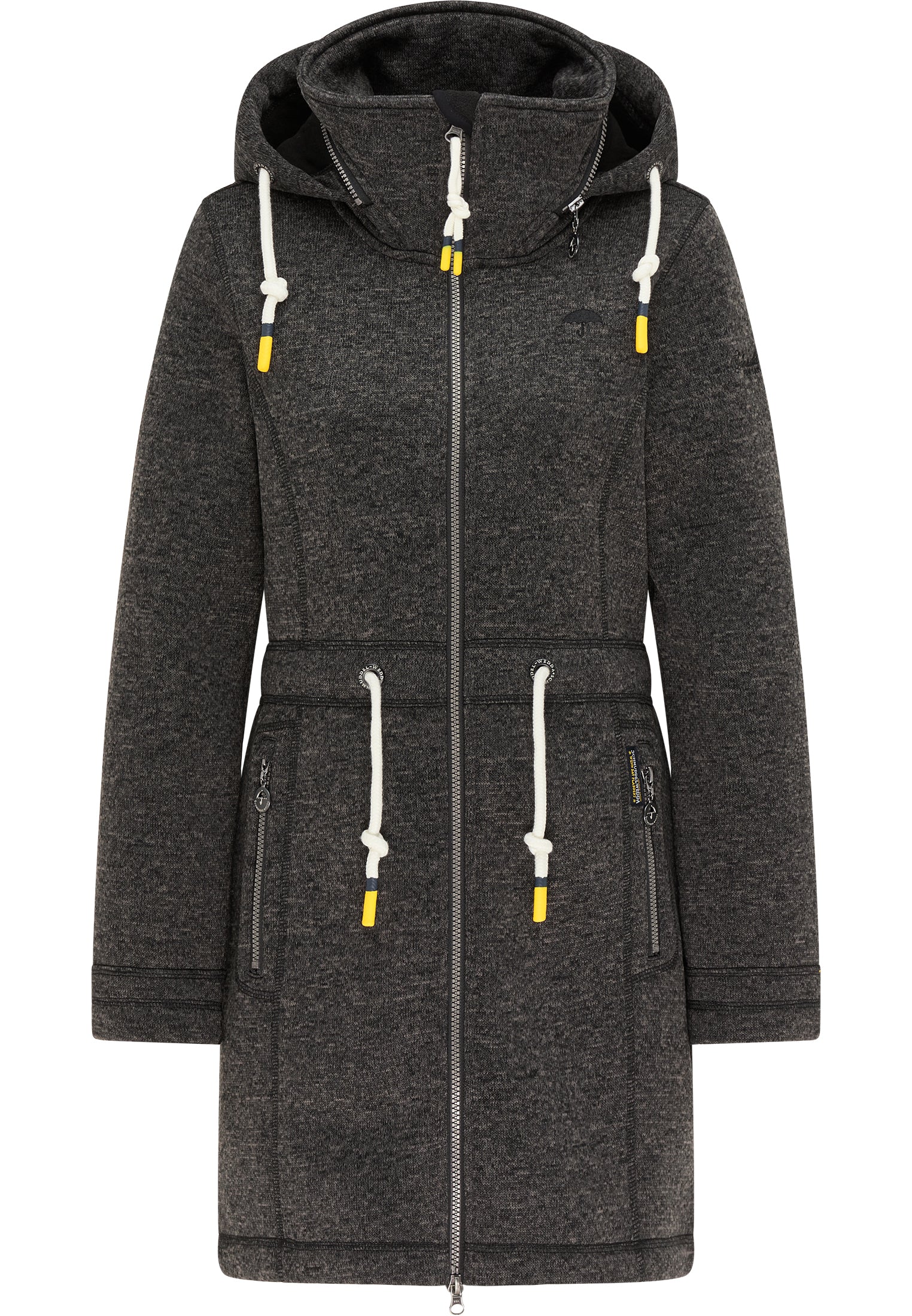 Schmuddelwedda Damen Strickfleece Mantel