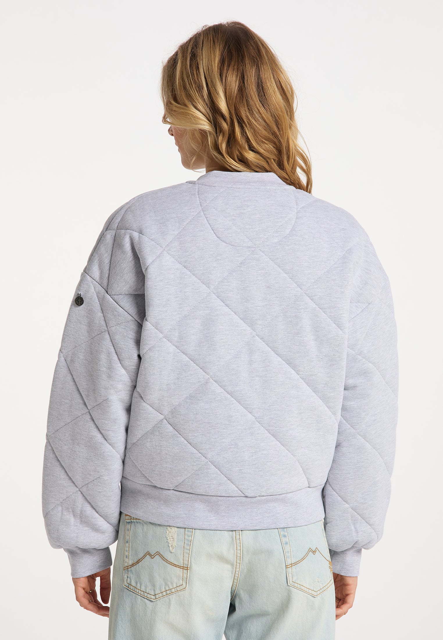 Dreimaster Vintage Damen-Stepp-Sweatjacke