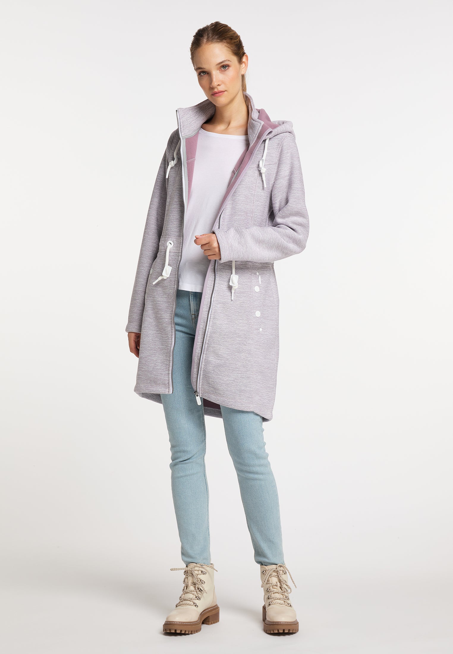 ICEBOUND Women's Knit Fleece Coat