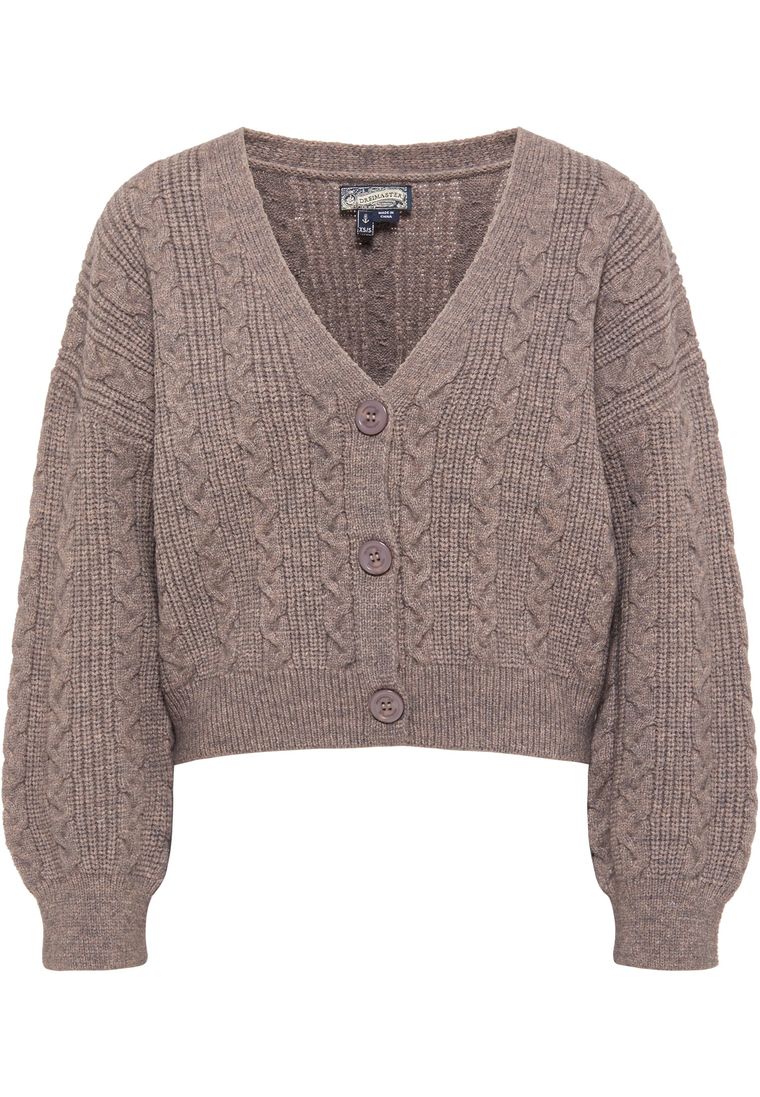 Dreimaster Vintage Damen Strickjacke