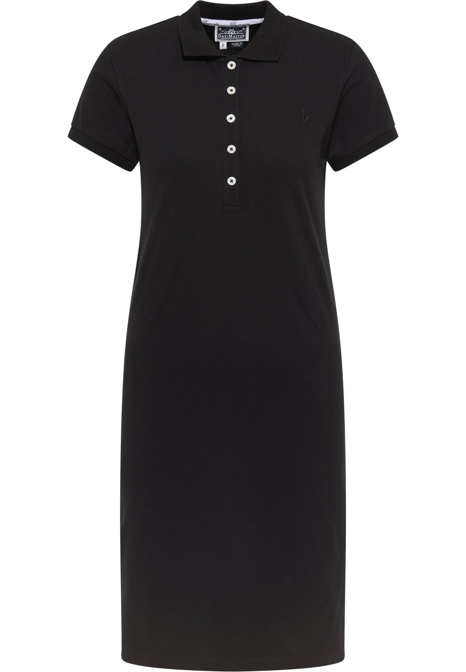 Dreimaster maritim Damen Piqué Kleid