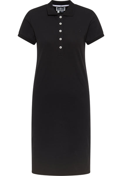Dreimaster maritim Damen Piqué Kleid