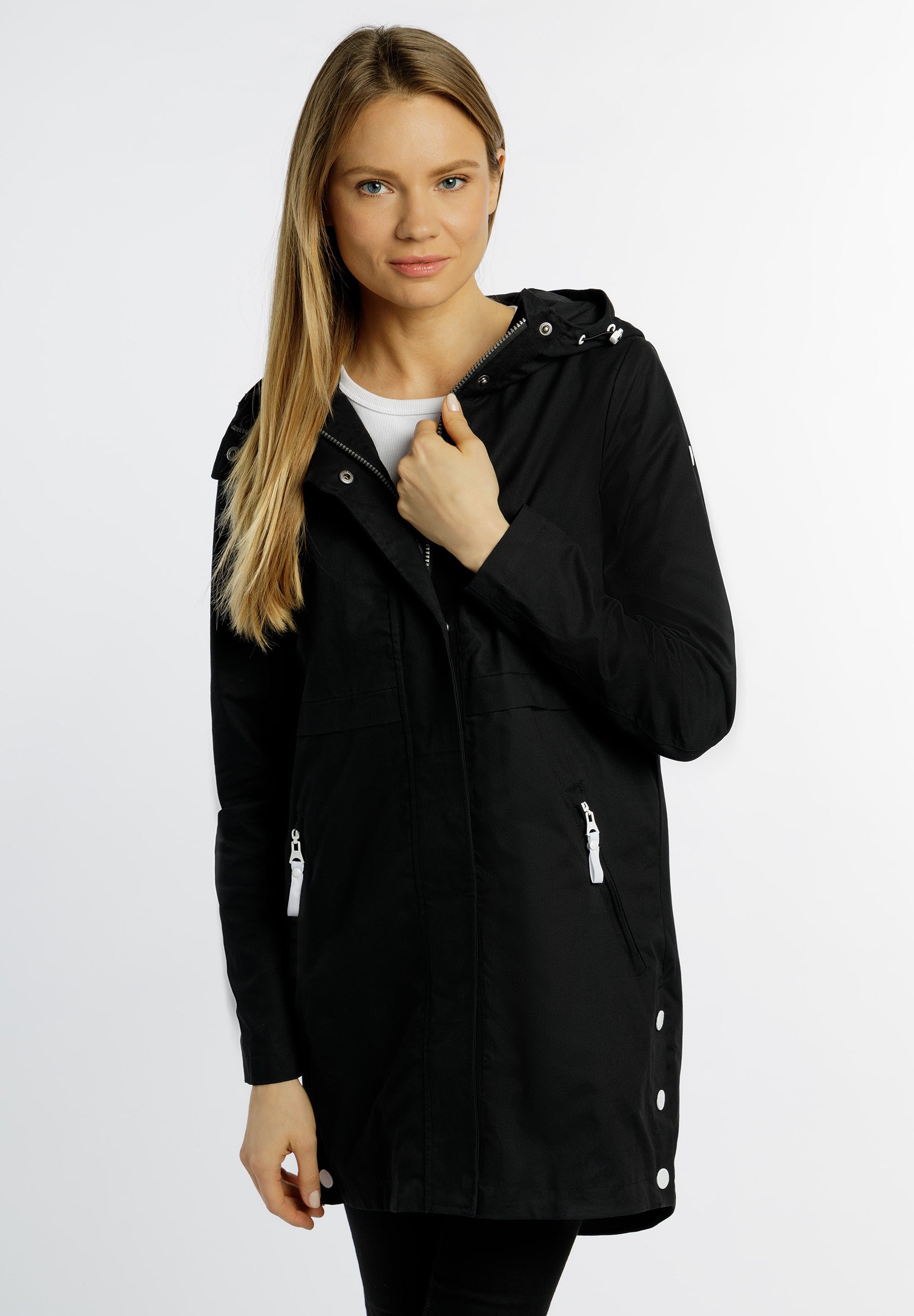 Dreimaster maritim Women's Transitional Cotton Coat