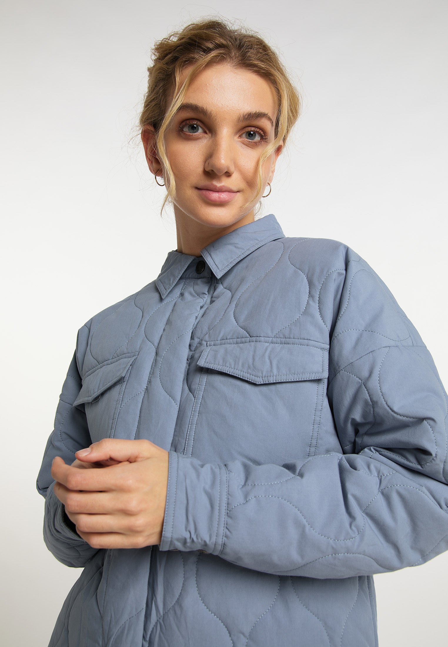 Dreimaster Vintage Damen-Overshirt aus Baumwolle