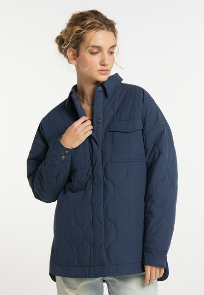 Dreimaster Vintage Damen-Overshirt aus Baumwolle