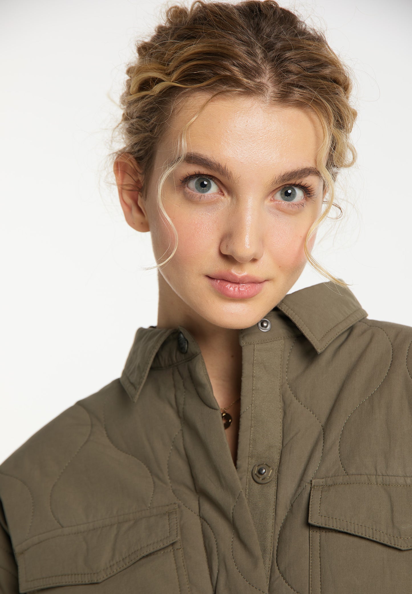 Dreimaster Vintage Damen-Overshirt aus Baumwolle