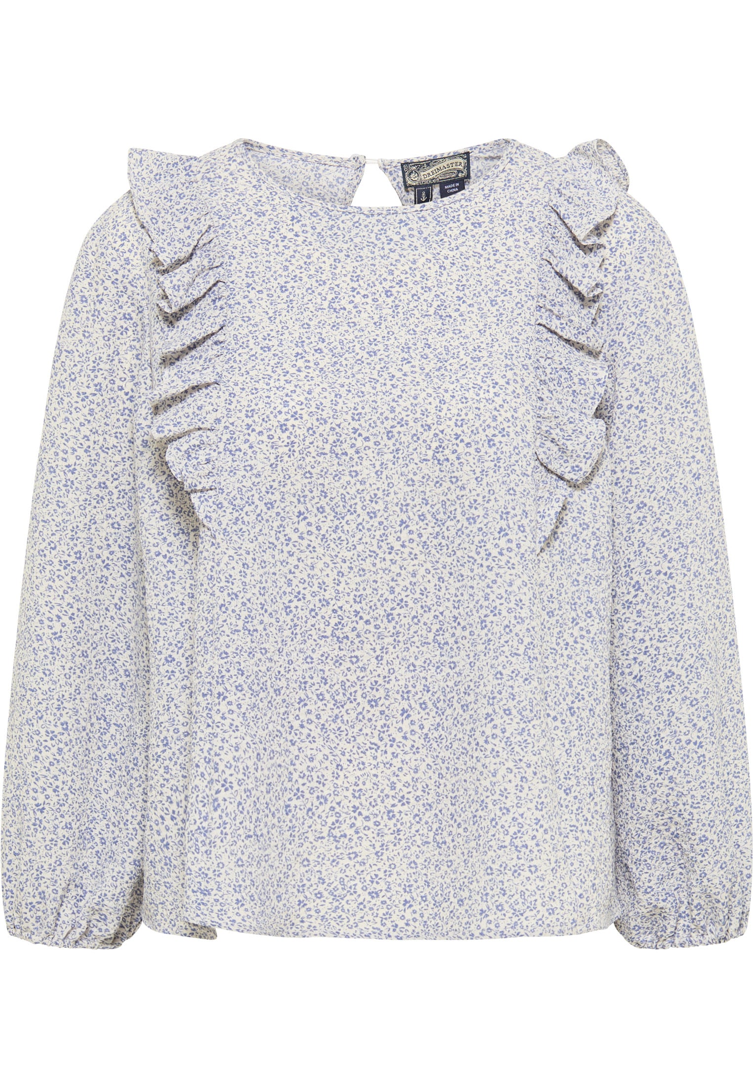 DreiMaster Vintage Damen Bluse Hemd