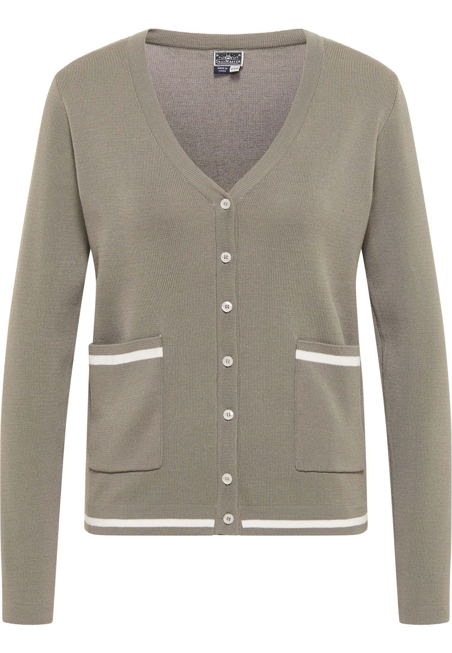 DreiMaster Maritim Women's Cardigan With Button