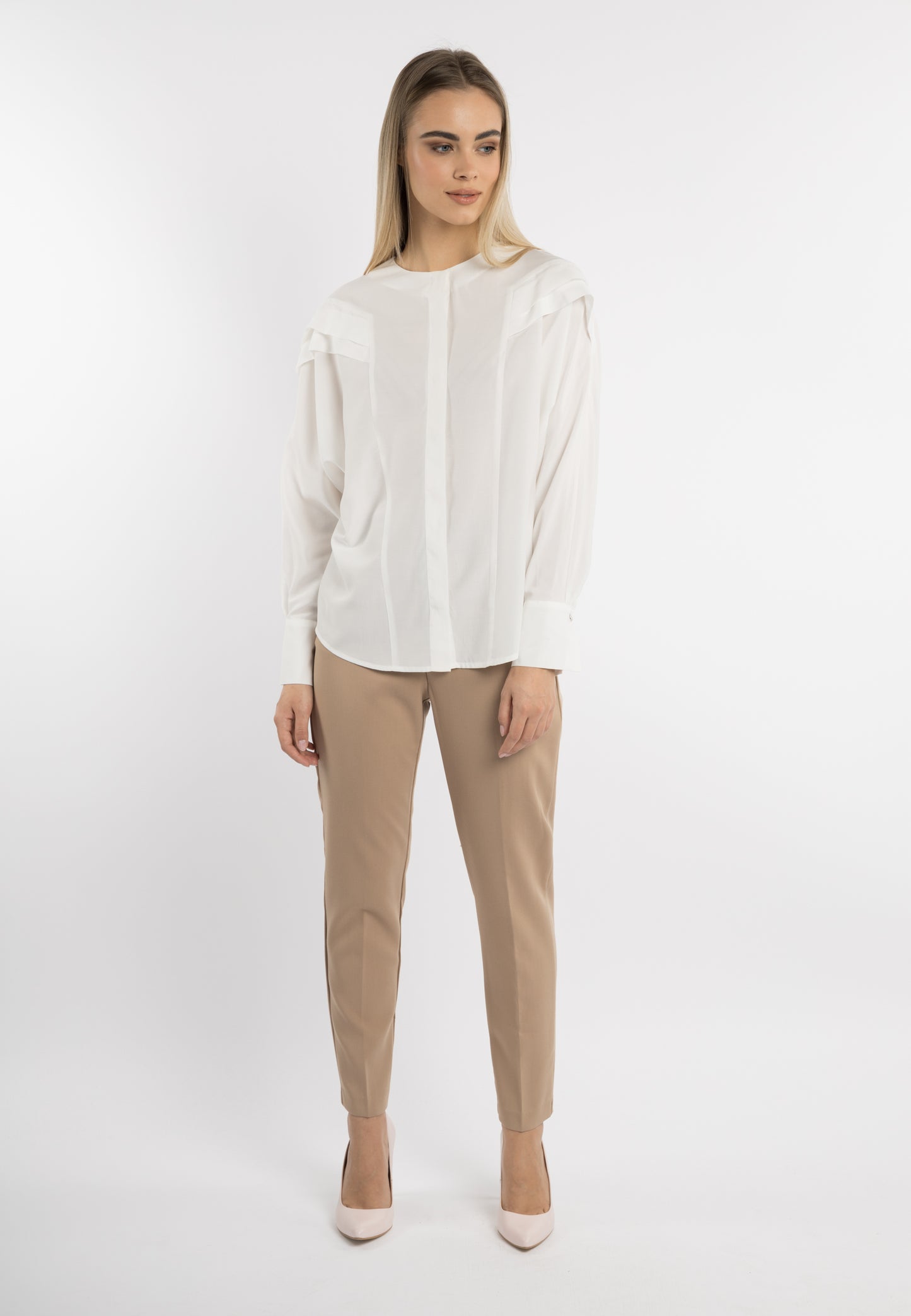 DreiMaster Klassik damska bluzka z długim rękawem