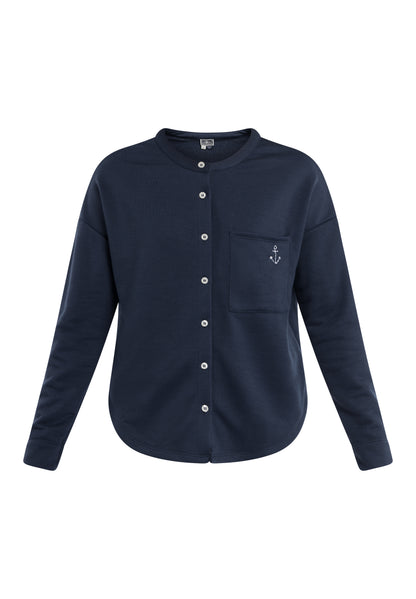 Dreimaster Maritim Damen Sweatjacke