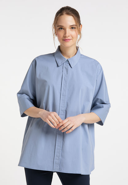 Dreimaster Klassik Damen-Oversize-Bluse