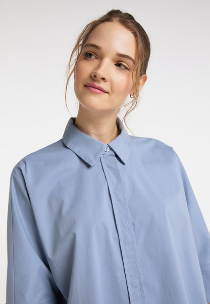 Dreimaster Klassik Damen-Oversize-Bluse