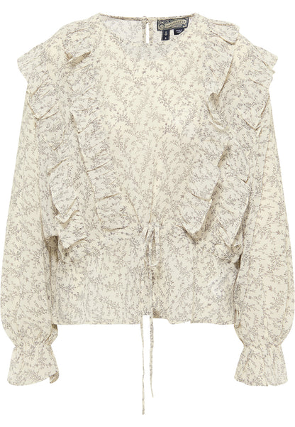 DreiMaster Vintage damska bluzka z długim rękawem