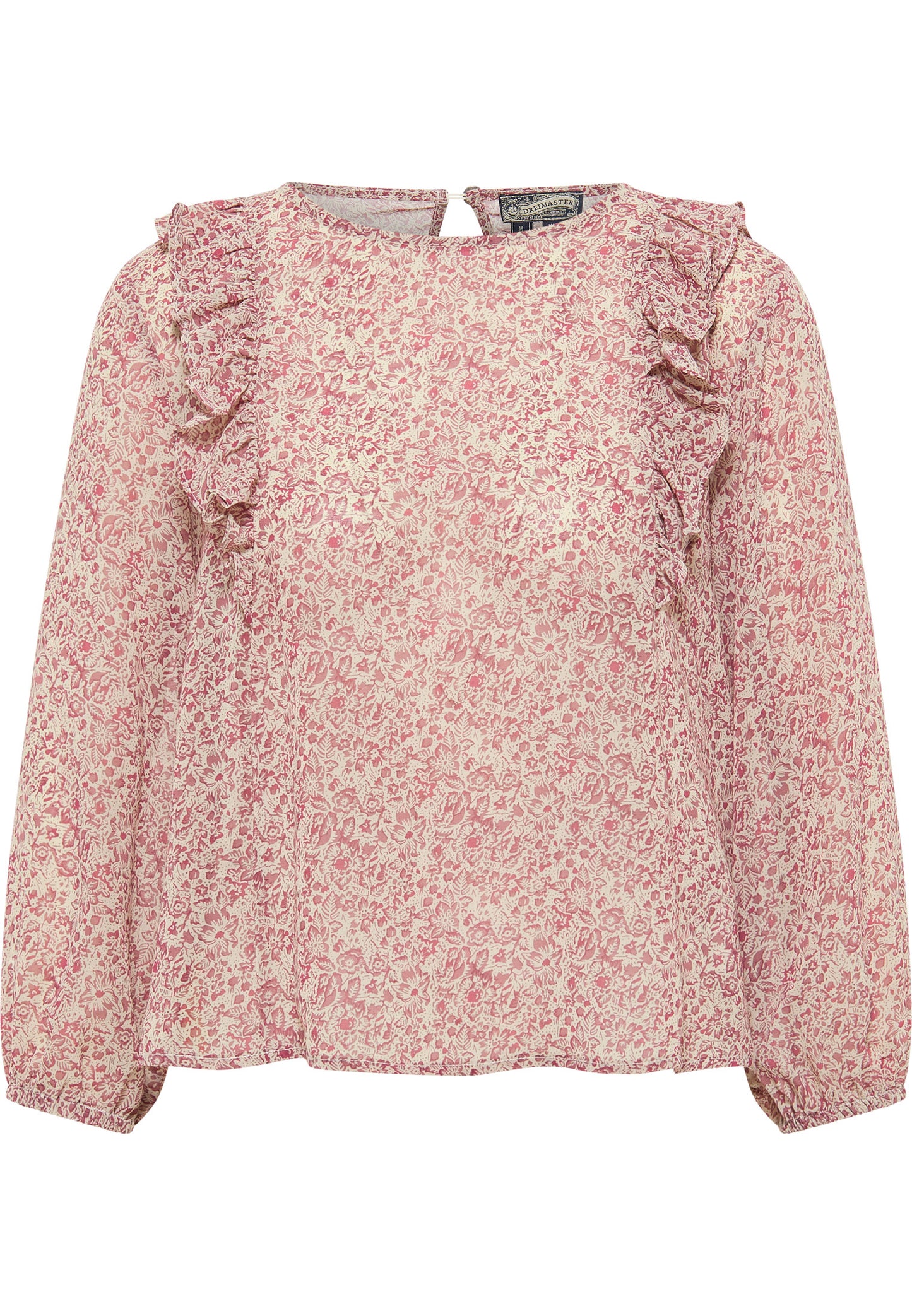 Dreimaster Vintage Damen Bluse