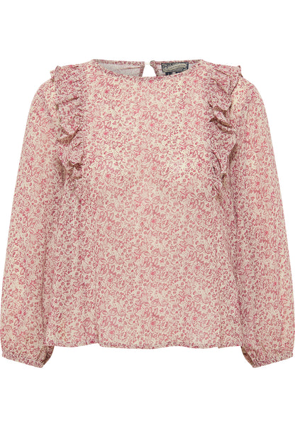 Dreimaster Vintage Damen Bluse