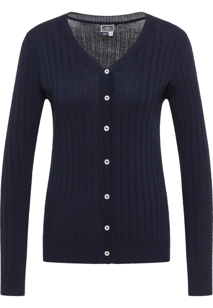 Dreimaster maritim Damen Cardigan mit Knopf
