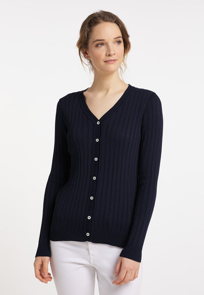 Dreimaster maritim Damen Cardigan mit Knopf