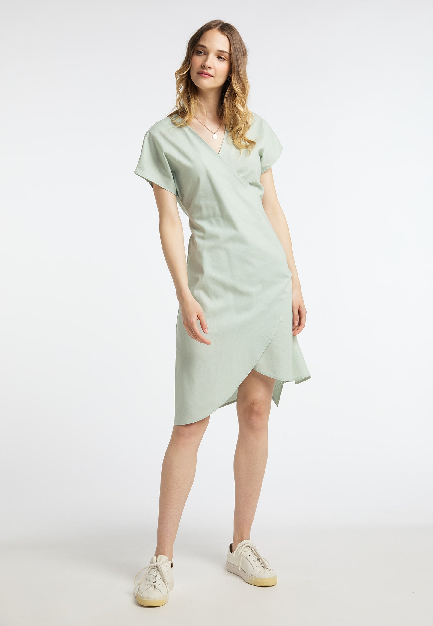 Dreimaster Vintage Wickelkleid für Damen