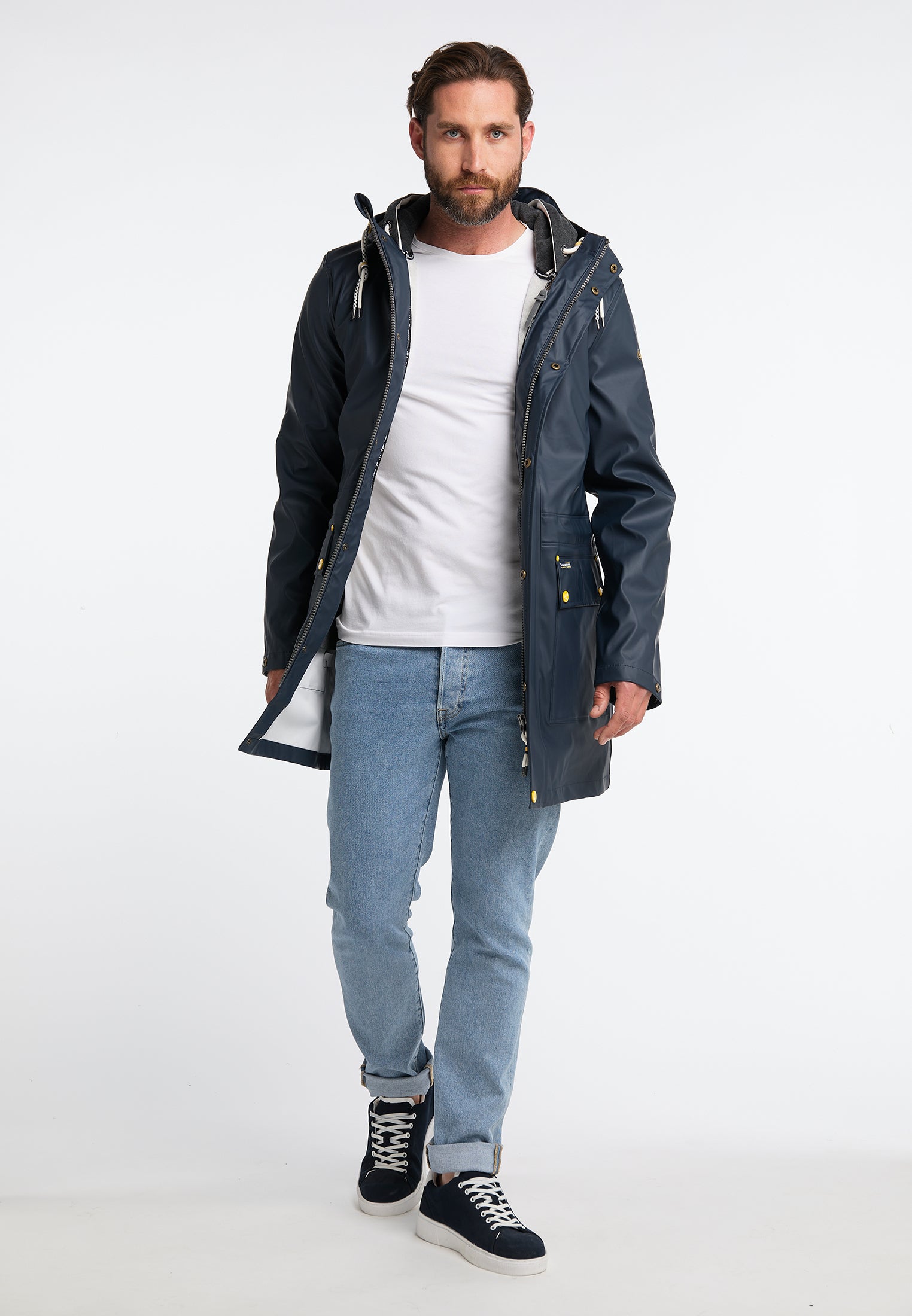 Schmuddelwedda męski płaszcz przeciwdeszczowy 3 w 1