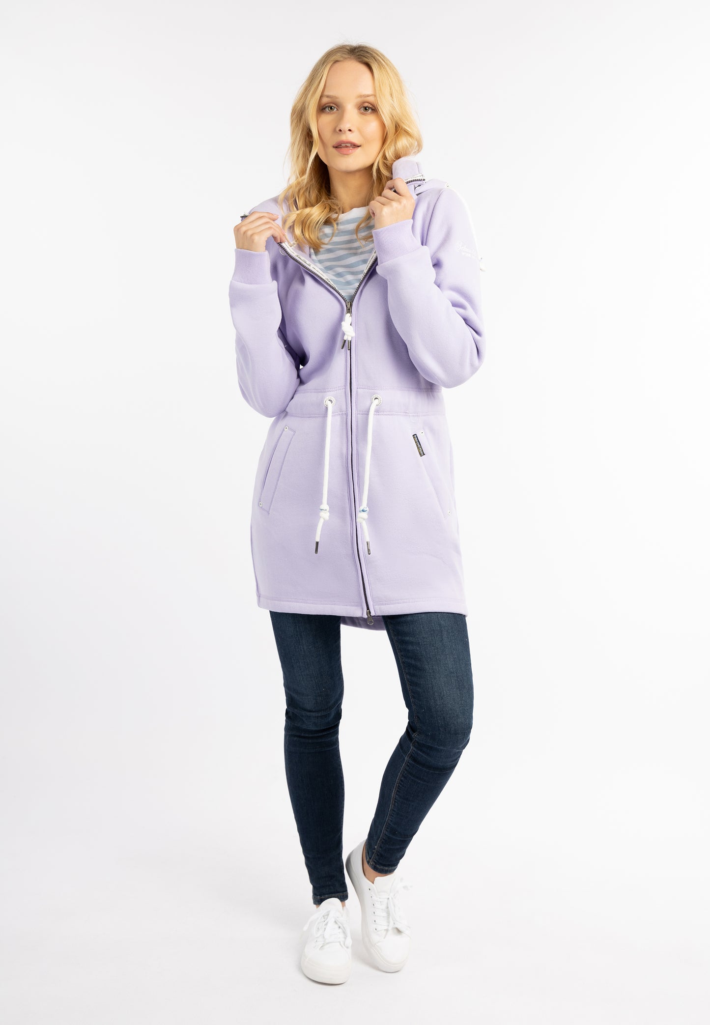 Schmuddelwedda Damen Lang Sweatjacke