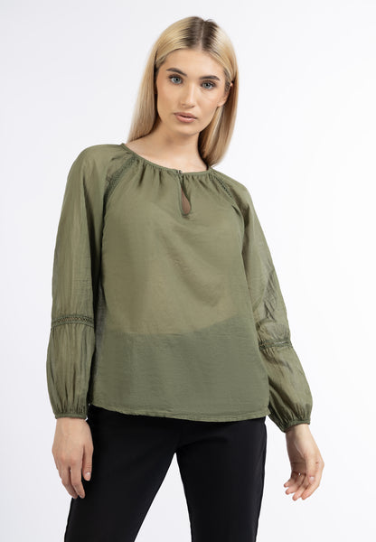 DreiMaster Klassik damska bawełniana bluzka