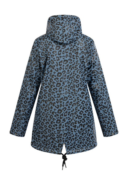 Schmuddelwedda Women's Rain Jacket With Leopard Print
