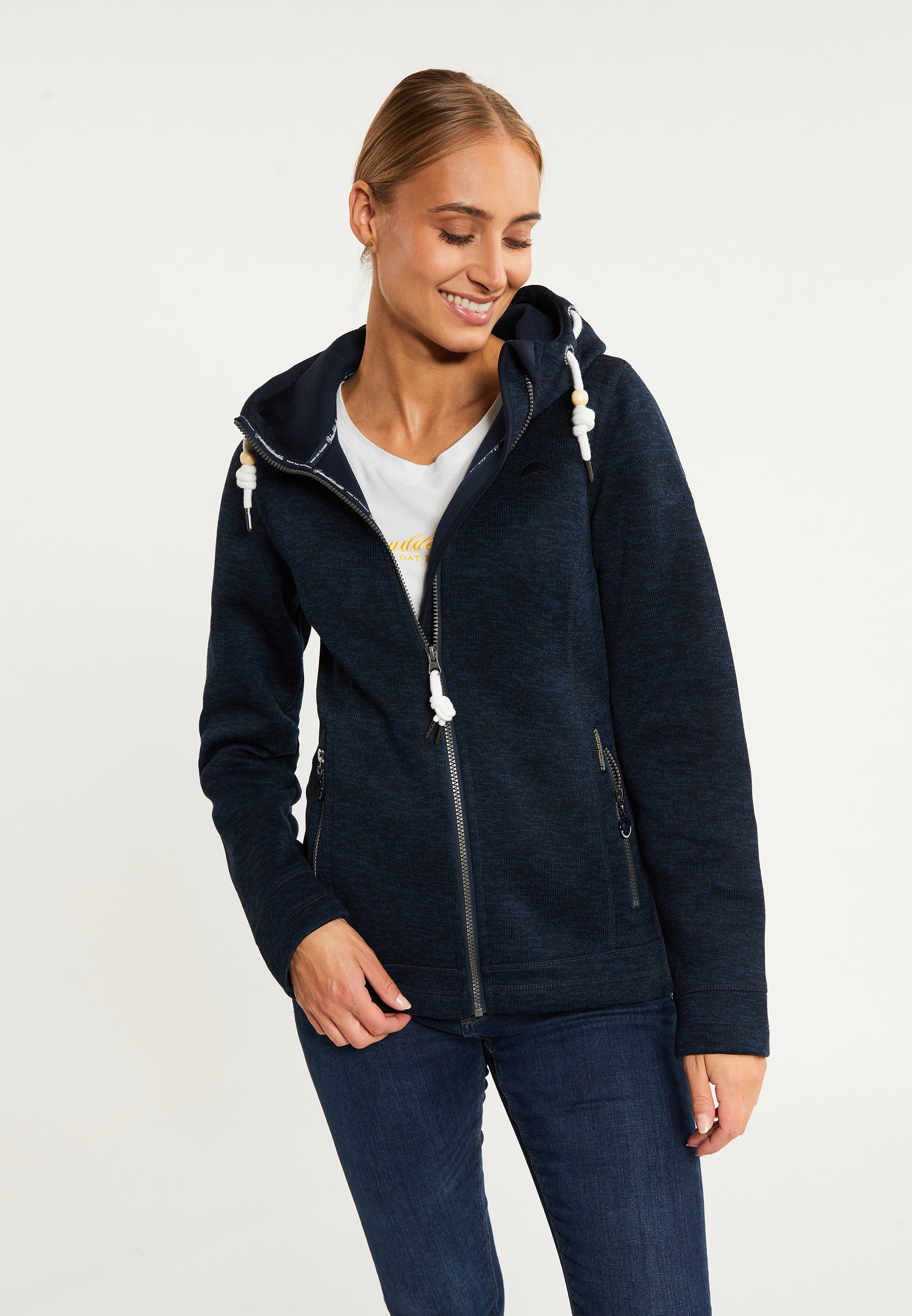 Schmuddelwedda Women's Knitted Fleece Jacket