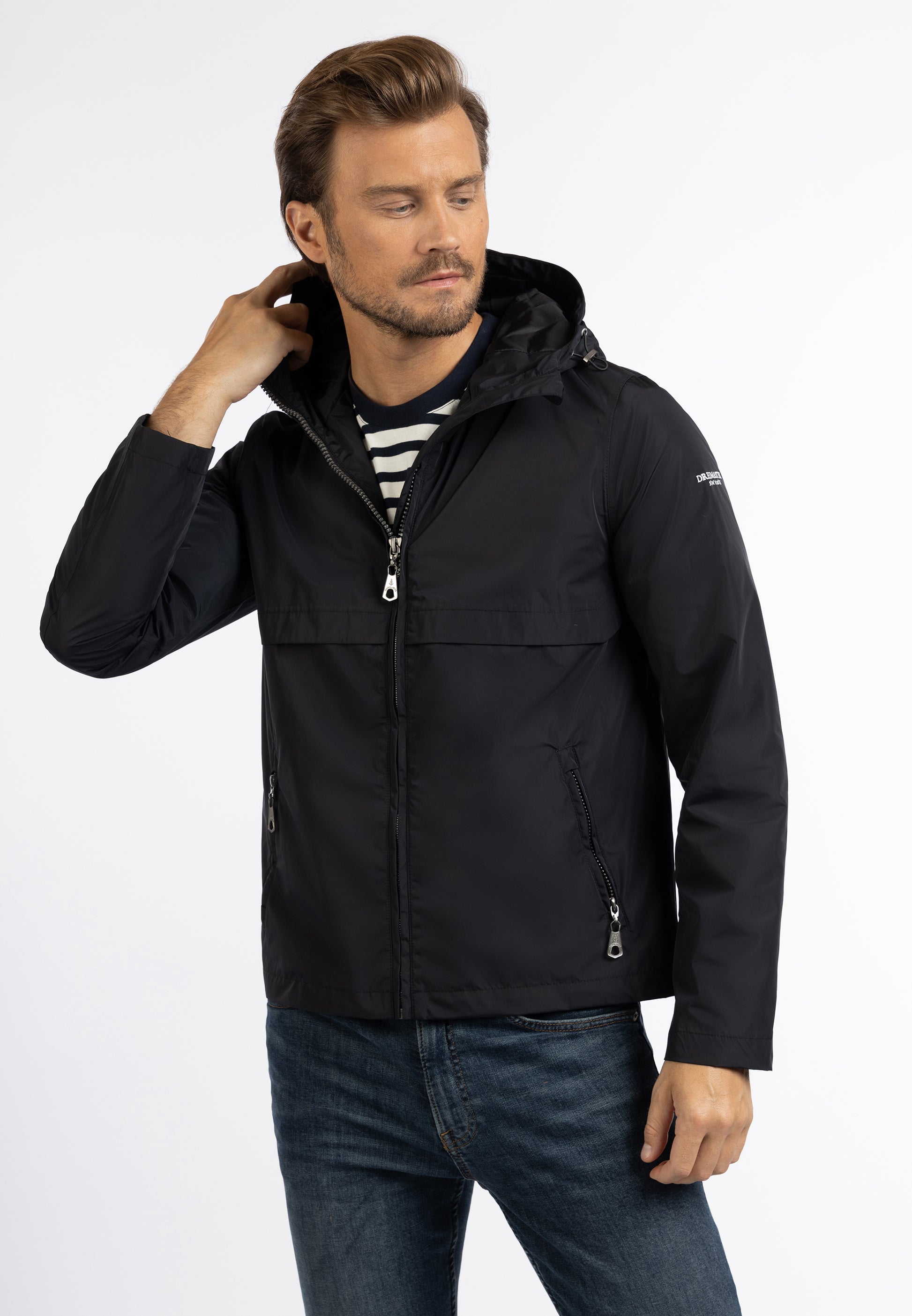Dreimaster maritime Herren Übergangsjacke