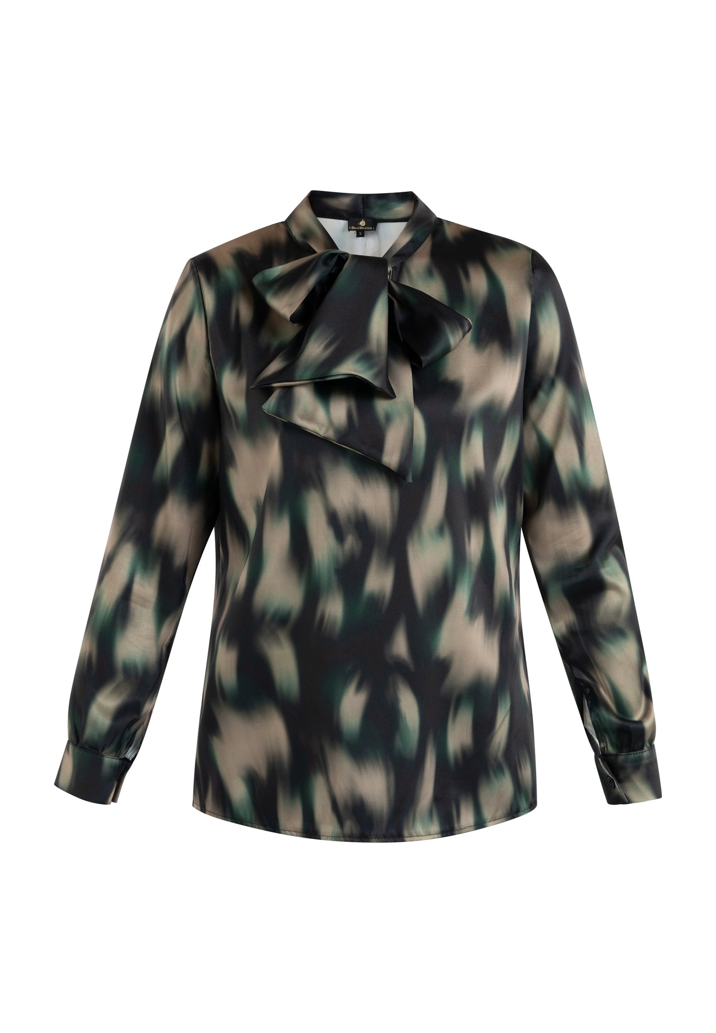 DreiMaster Klassik damska bluzka wiązana pod szyją