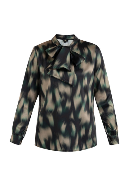 DreiMaster Klassik damska bluzka wiązana pod szyją