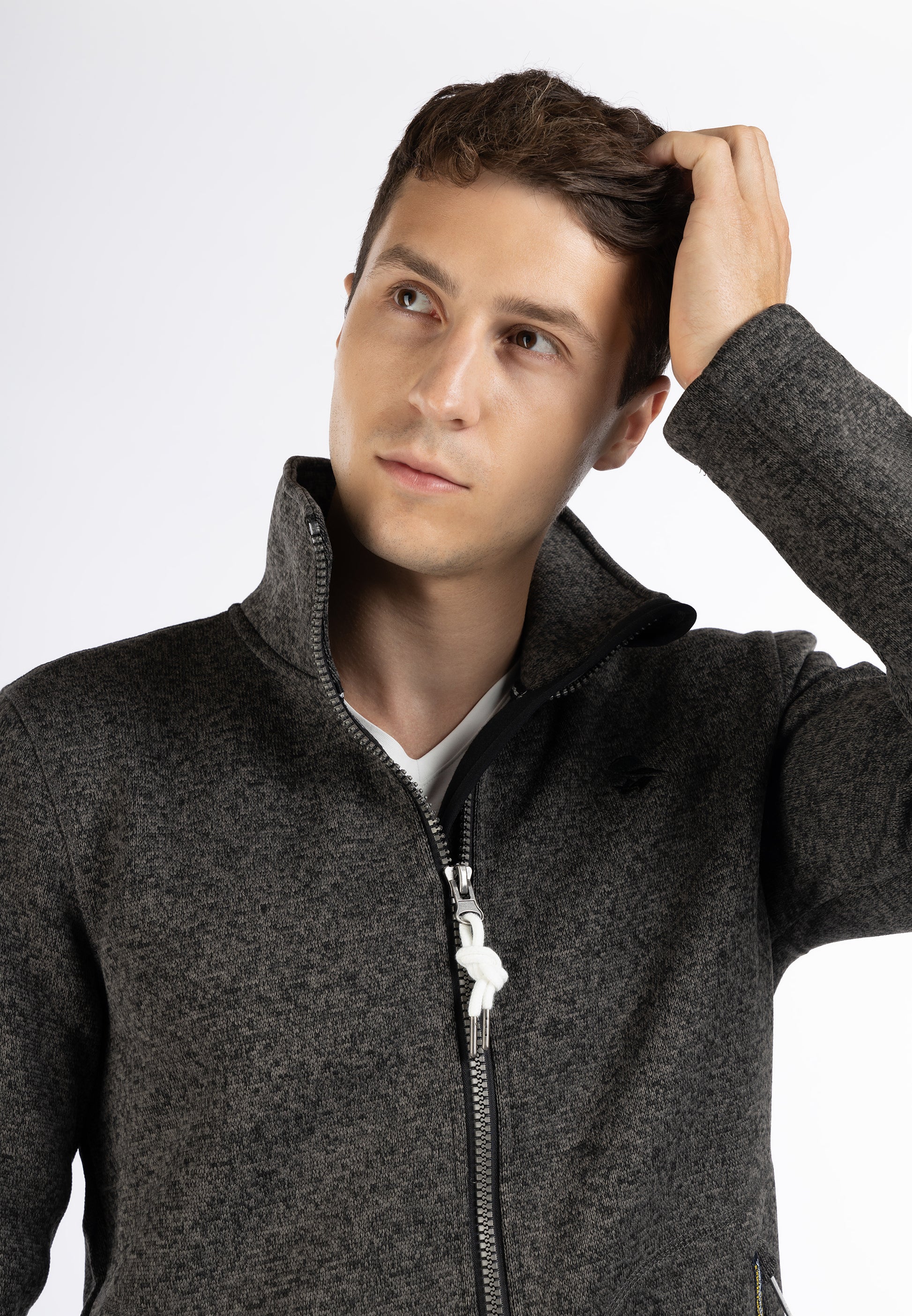 Schmuddelwedda męska dzianinowa kurtka polarowa