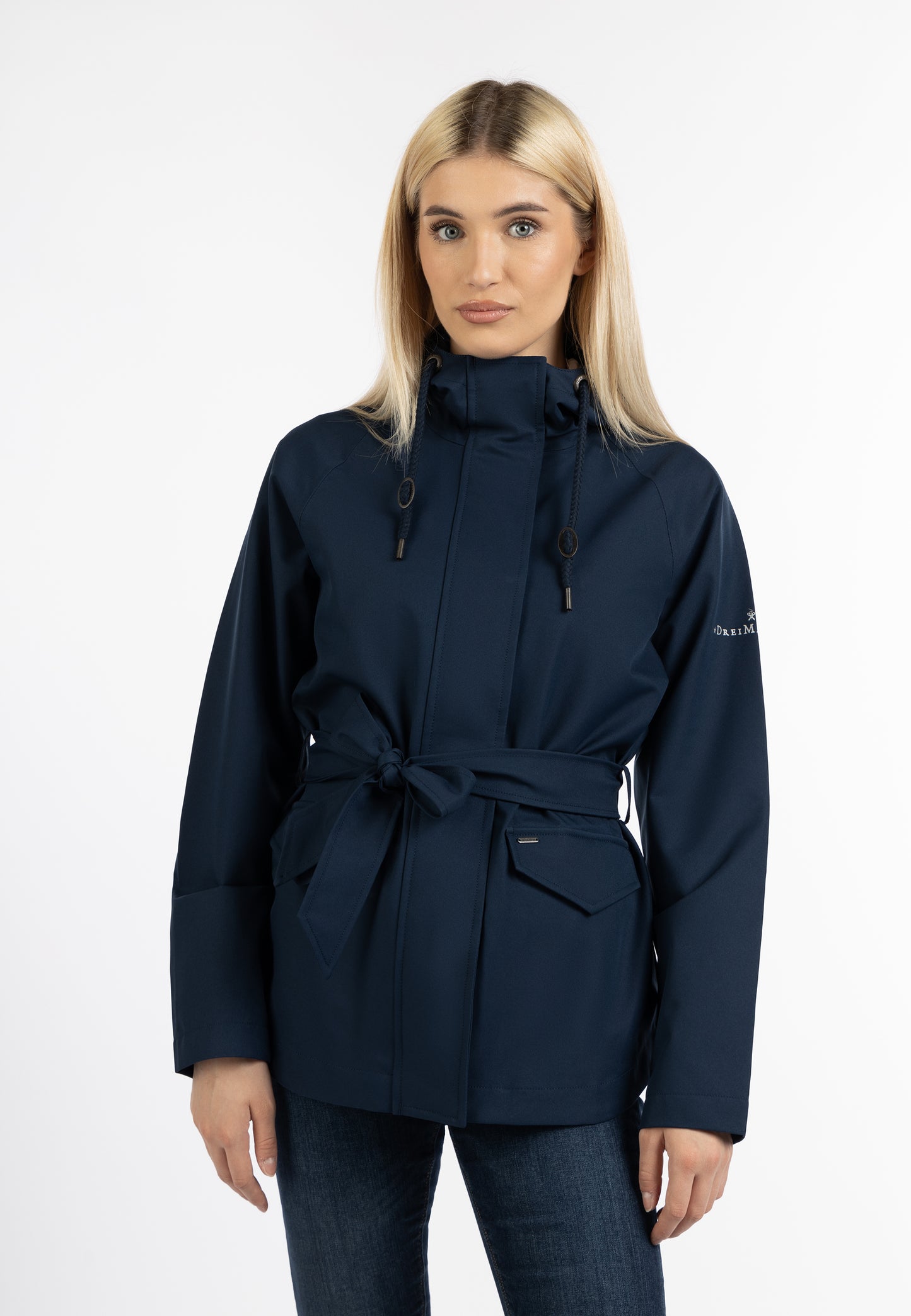 Dreimaster Klassik Damen Regenjacke – recyceltes Material