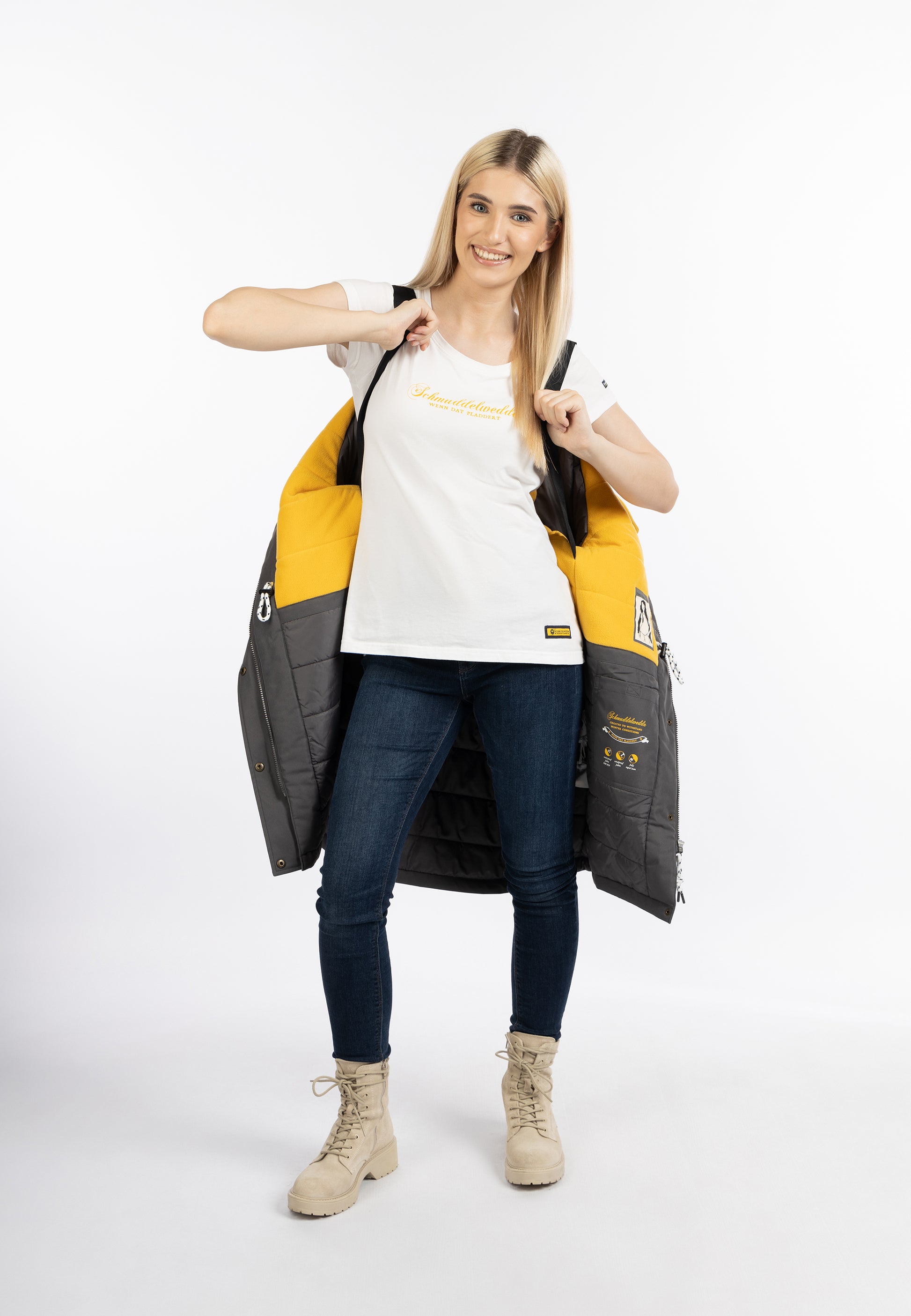 Schmuddelwedda damska zimowa parka