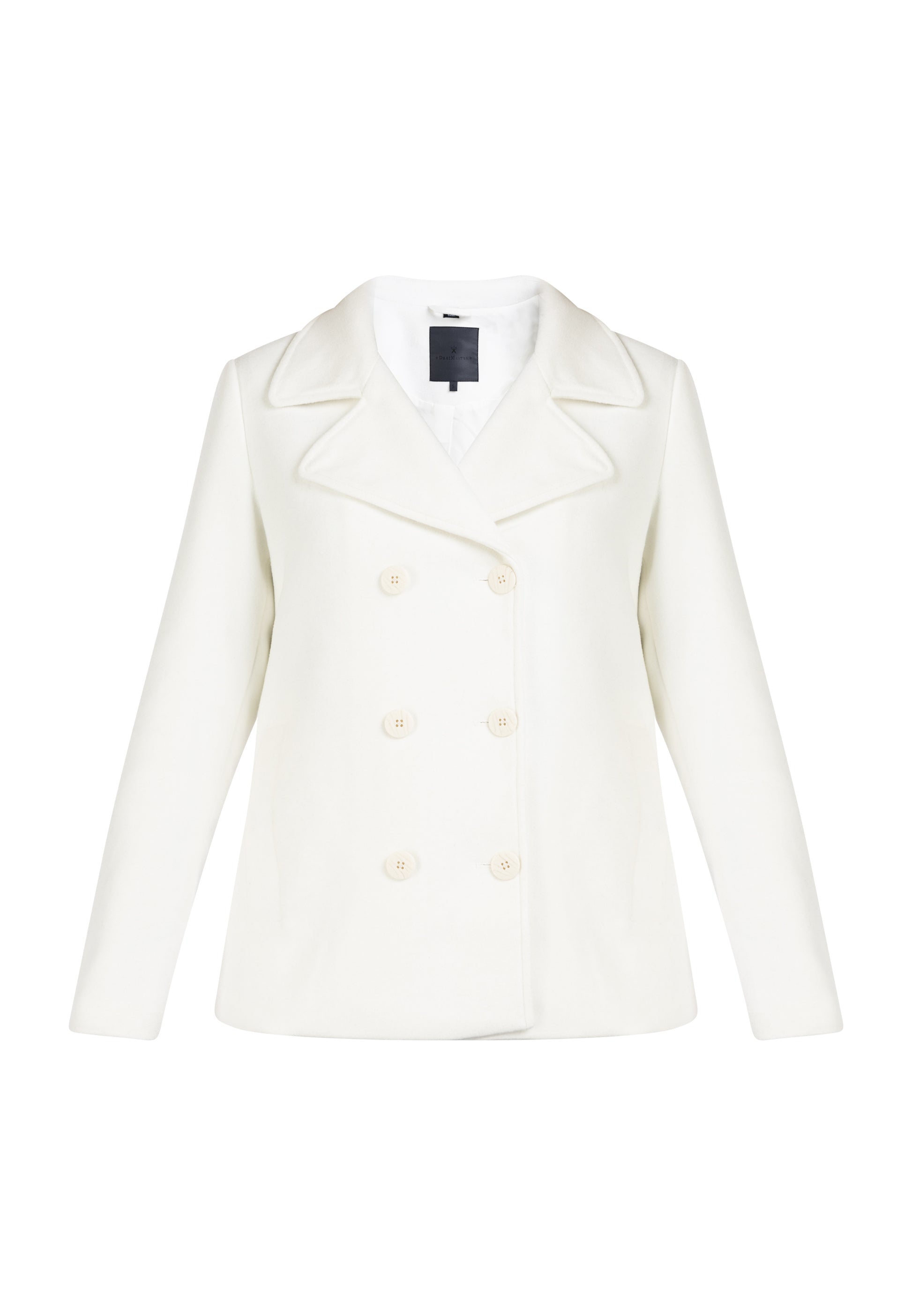 DreiMaster Klassik Women's Transitional Pea Coat Made Of A Wool Blend