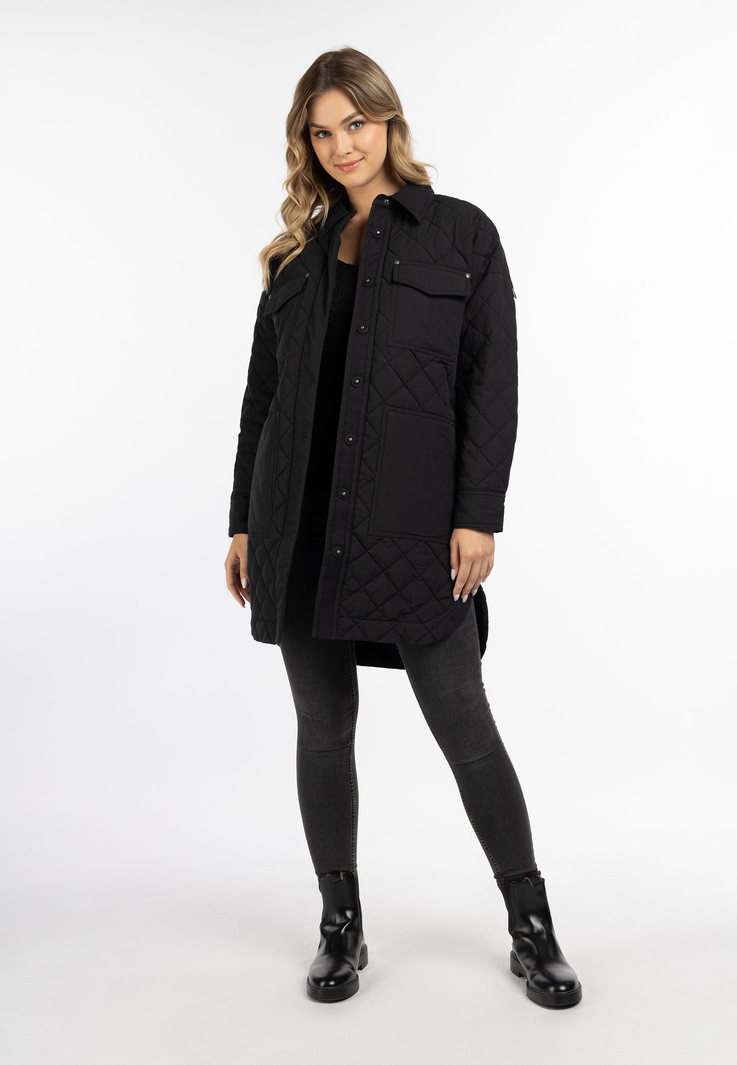 DreiMaster Vintage damska bawełniana kurtka z lekką wyściółką