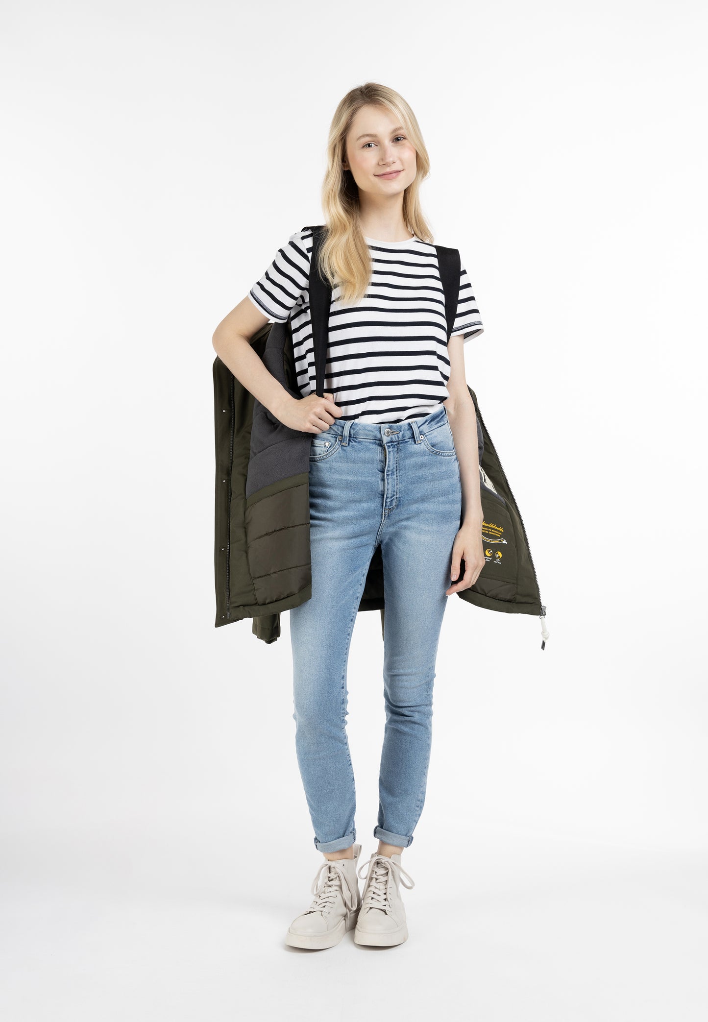 Schmuddelwedda damska ocieplana kurtka zimowa