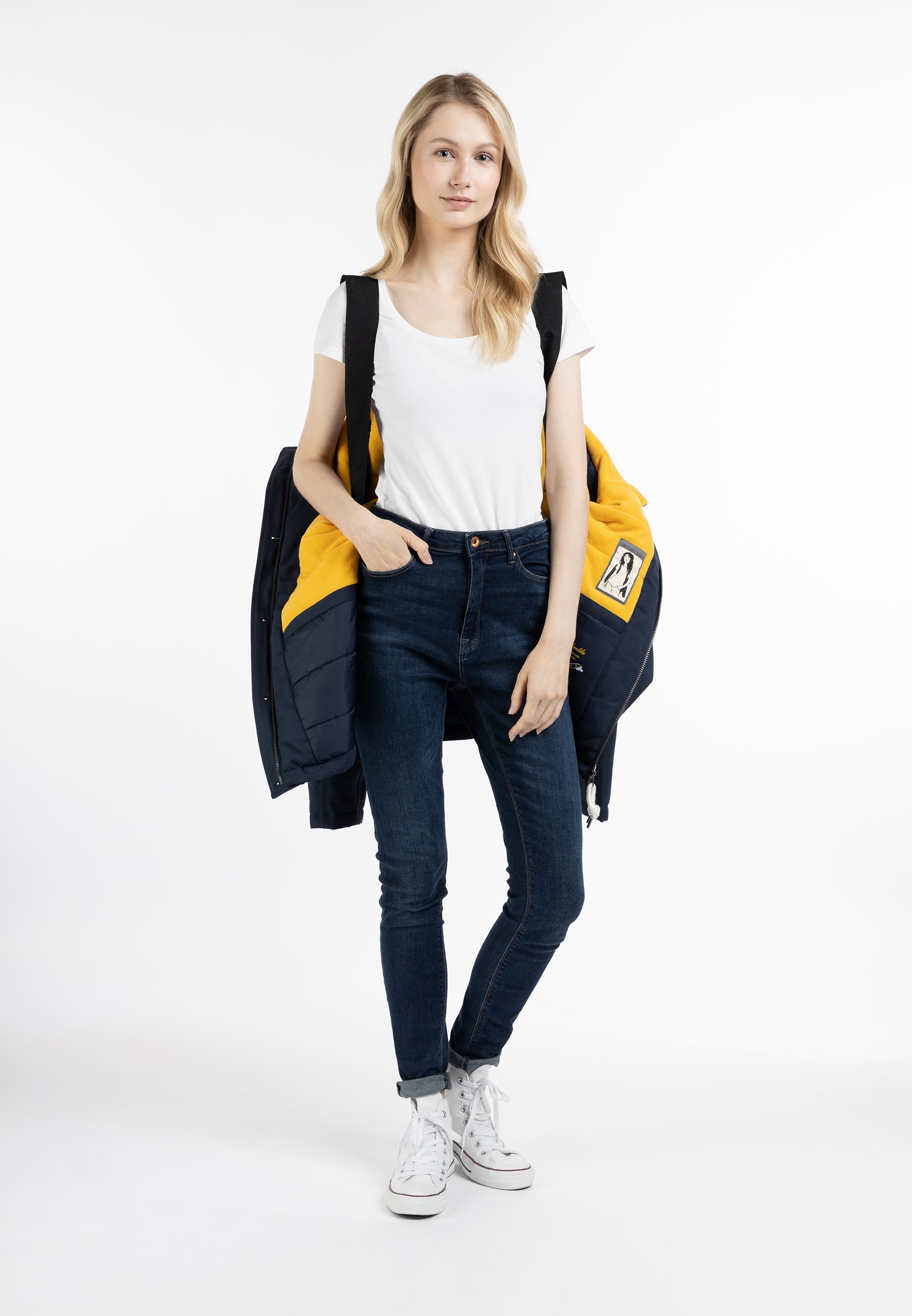 Schmuddelwedda damska ocieplana kurtka zimowa