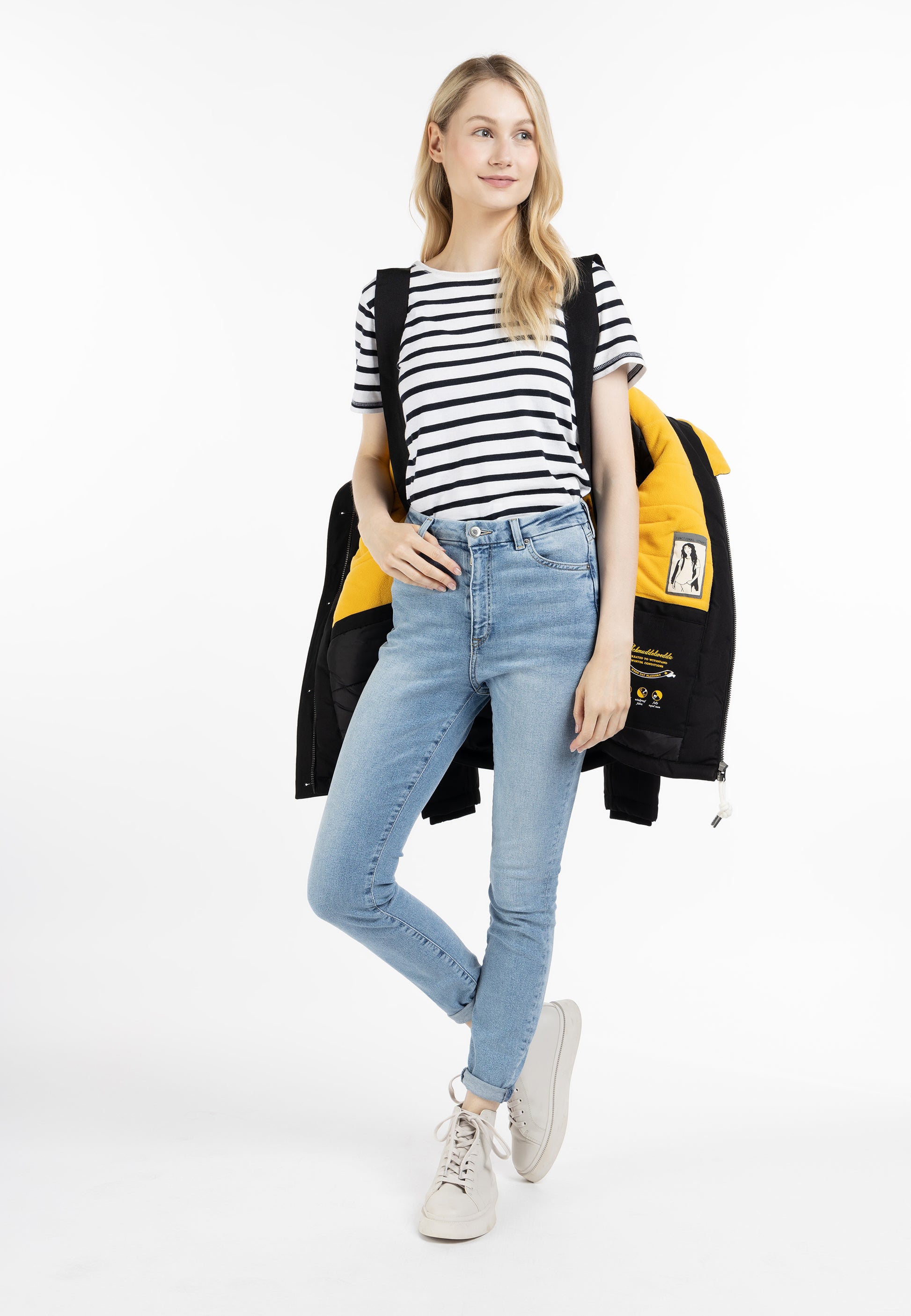 Schmuddelwedda damska ocieplana kurtka zimowa