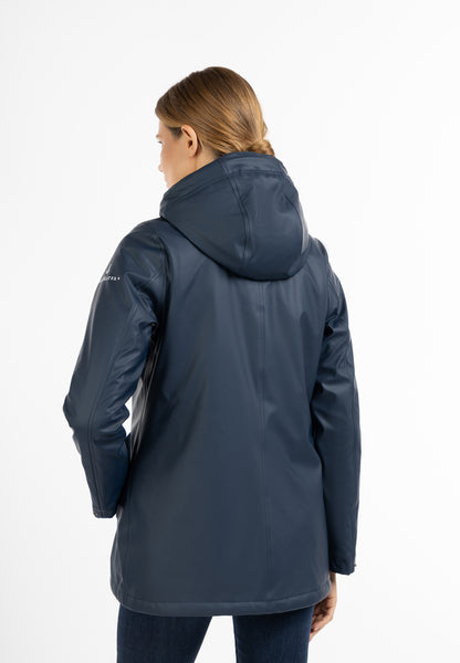 Dreimaster Maritim Damen Regenjacke mit Kunstfellfutter