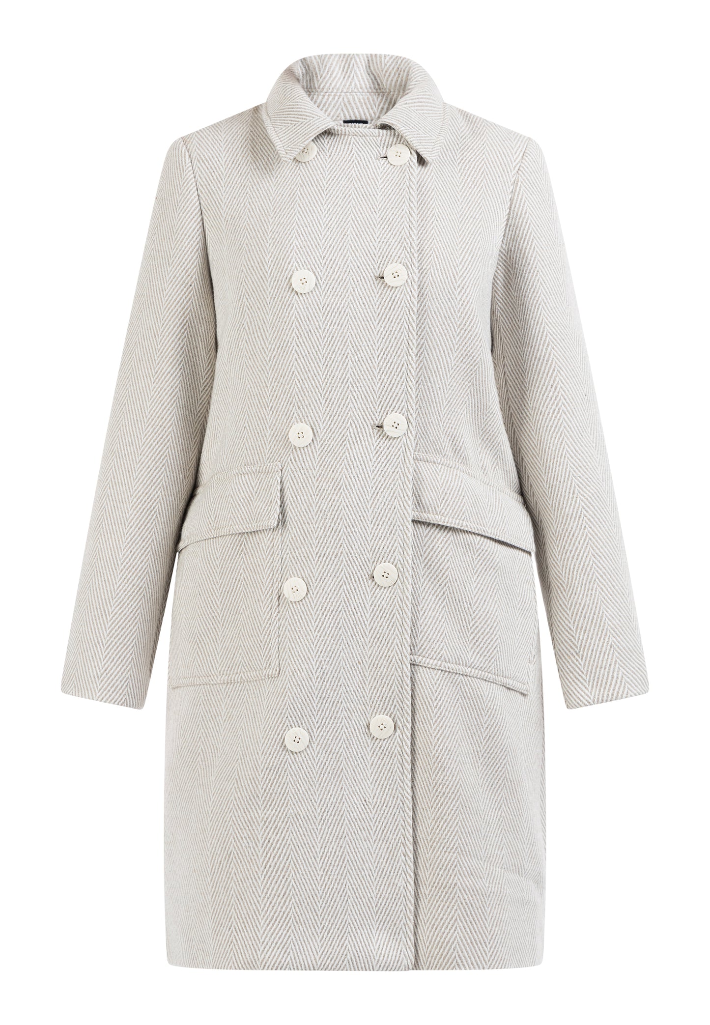 Dreimaster Klassik Women's Herringbone Transition Coat