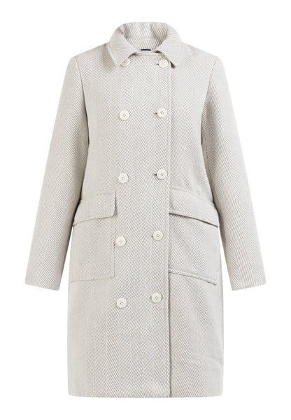 Dreimaster Klassik Women's Herringbone Transition Coat