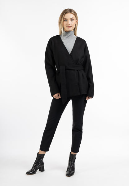 Dreimaster Klassik Women's Transitional Jacket Made Of Wool Blend Nascita